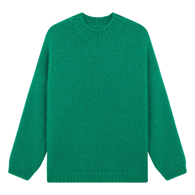 Maglione in mohair | Verde