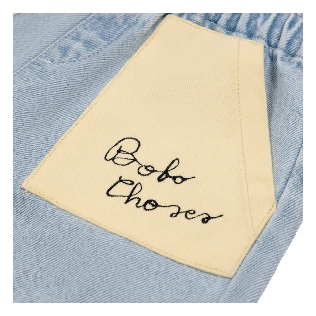 Esclusiva Bobo Choses x Smallable - Pantaloncini di jeans ricamati | Denim