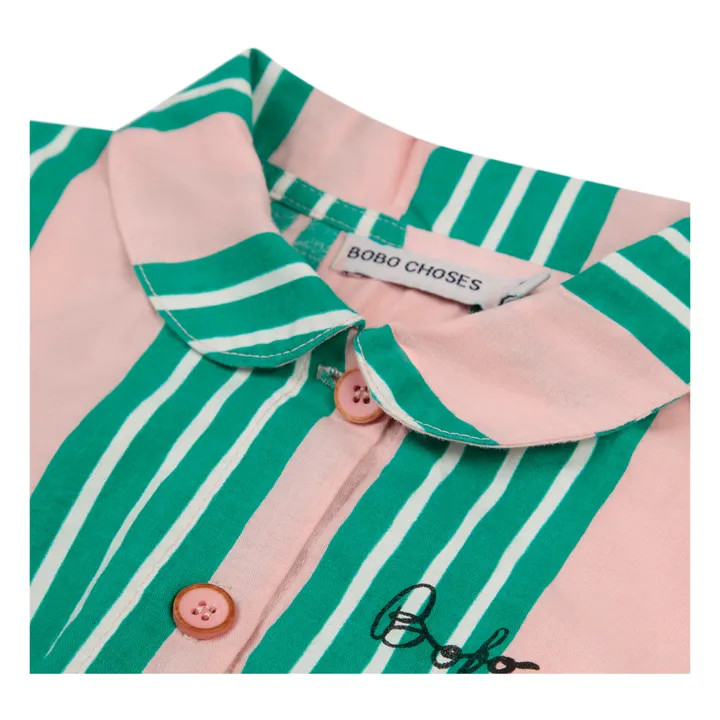 Exclusivité Bobo Choses x Smallable - Vestido de rayas | Lila- Imagen del producto n°7