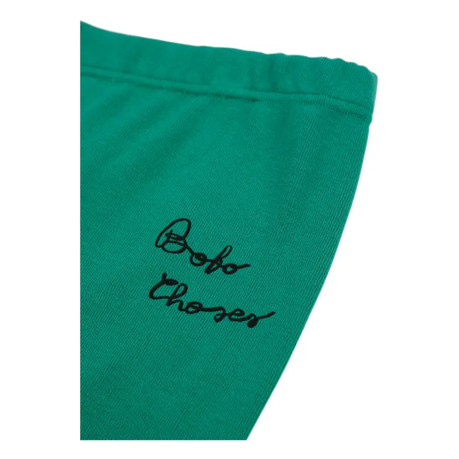 Exclusivité Bobo Choses x Smallable - Legging Coton Bio Bicolore | Vert