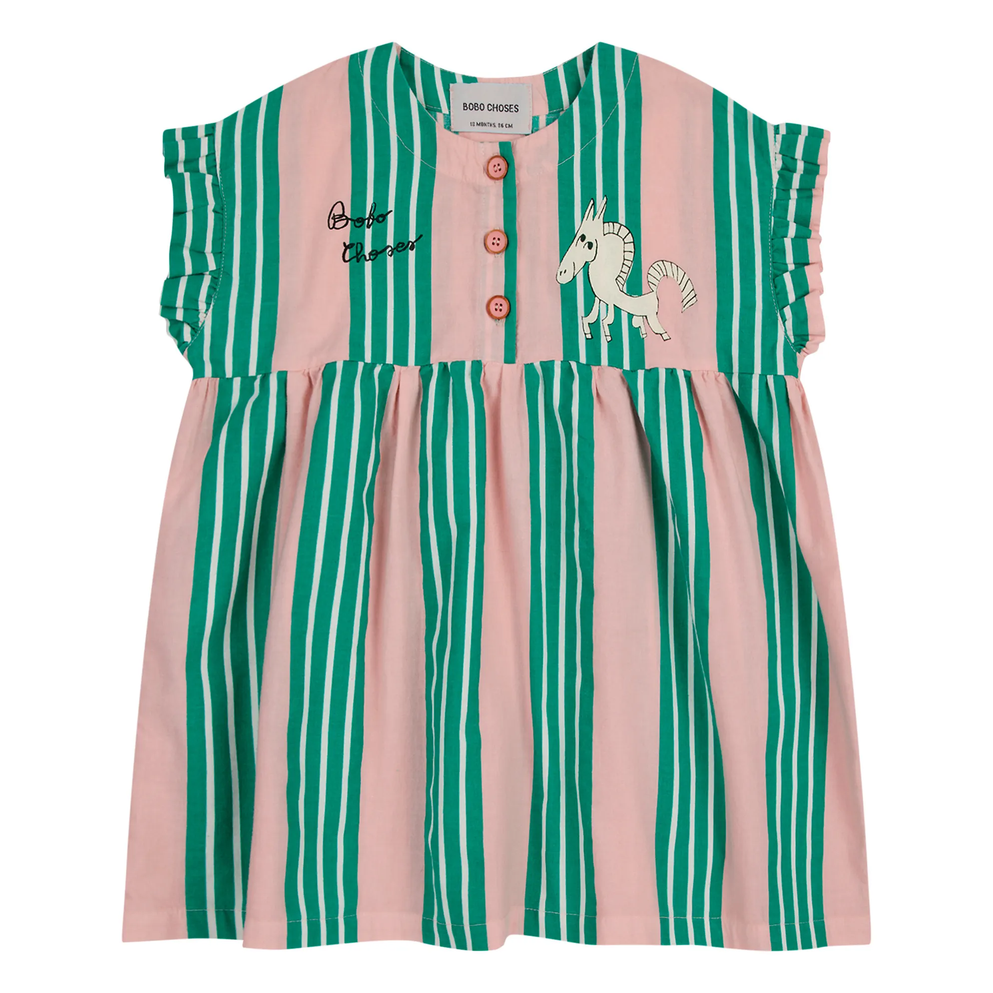 Bobo Choses Lilac Exclusivité X Smallable - Striped Baby Dress