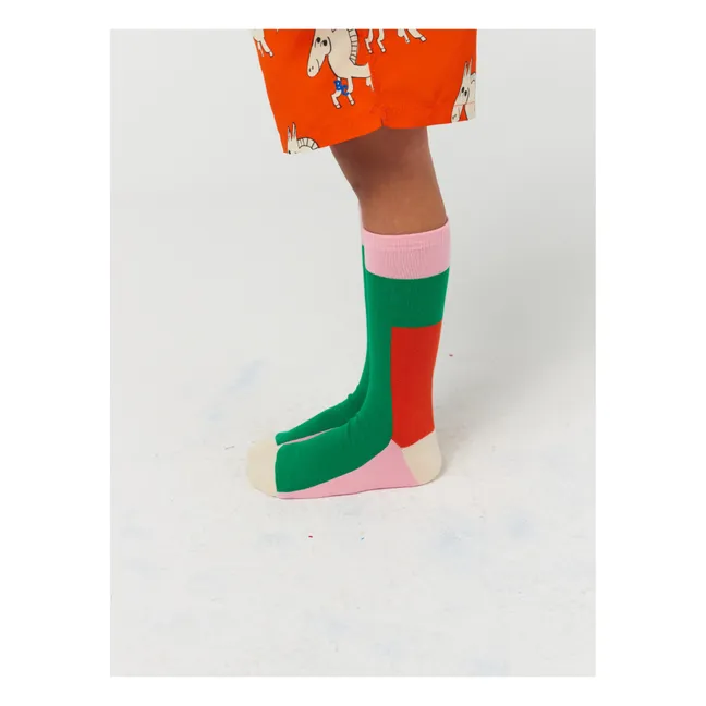 Exklusive Bobo Choses x Smallable - Color Block Socken | Grün