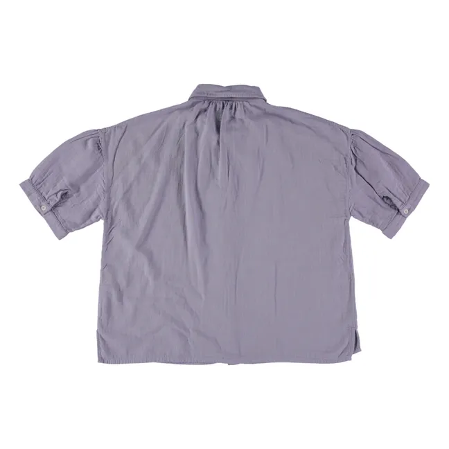 Neotine Double Gaze Bluse aus Baumwolle - Damenkollektion | Lavendel
