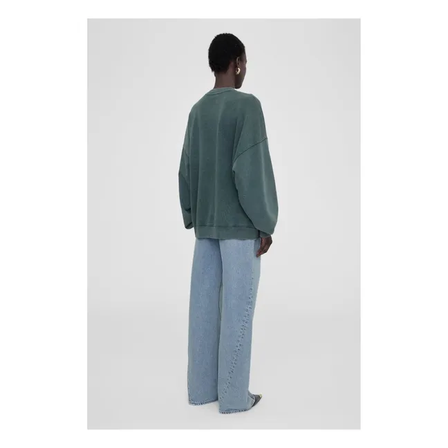 Sweatshirt Miles Bio-Baumwolle | Grün