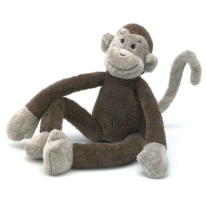 Peluche piccoloa scimmia Slackajack | Marrone- Immagine del prodotto n°0