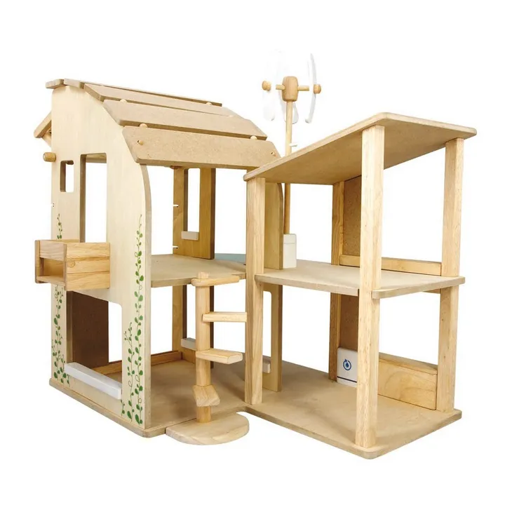 Eco-friendly furnished dollhouse- Product image n°1