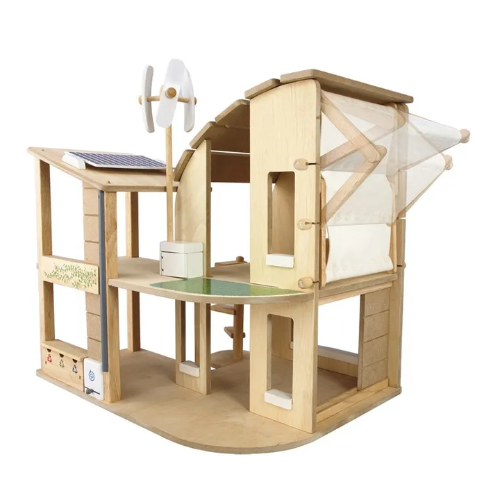 Eco-friendly furnished dollhouse- Product image n°2