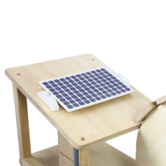 Eco-friendly furnished dollhouse