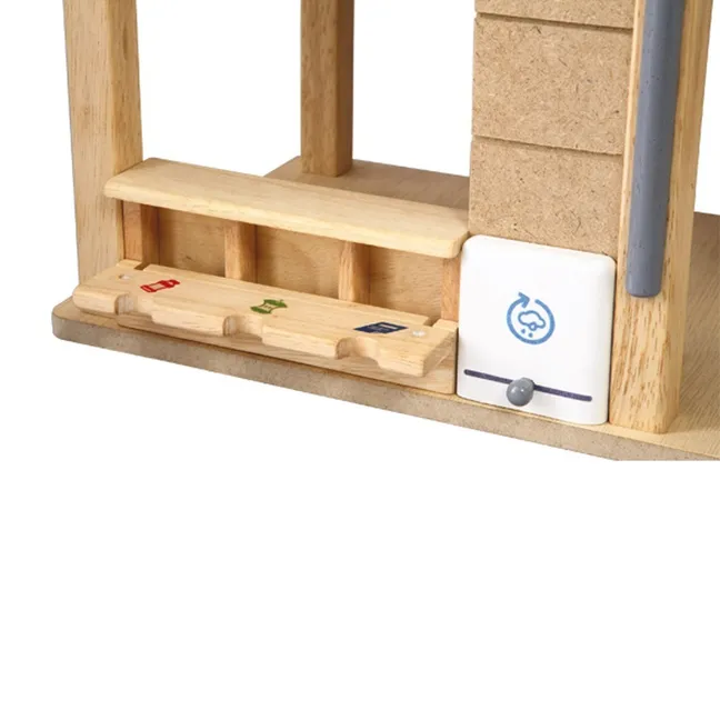 Eco-friendly furnished dollhouse