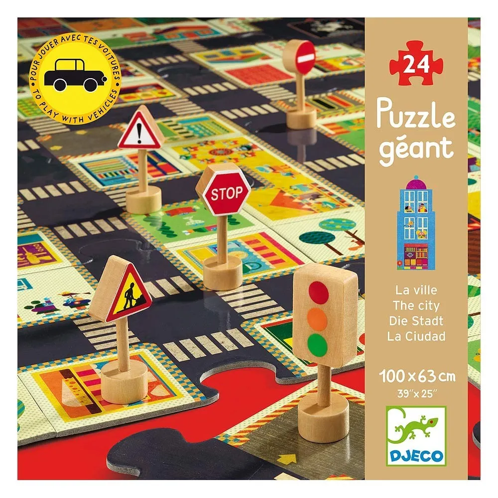 Djeco Multicoloured Puzzle City