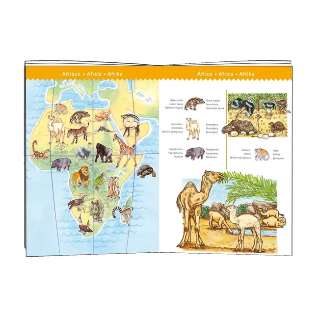 Puzzle Les animaux du monde et livret
