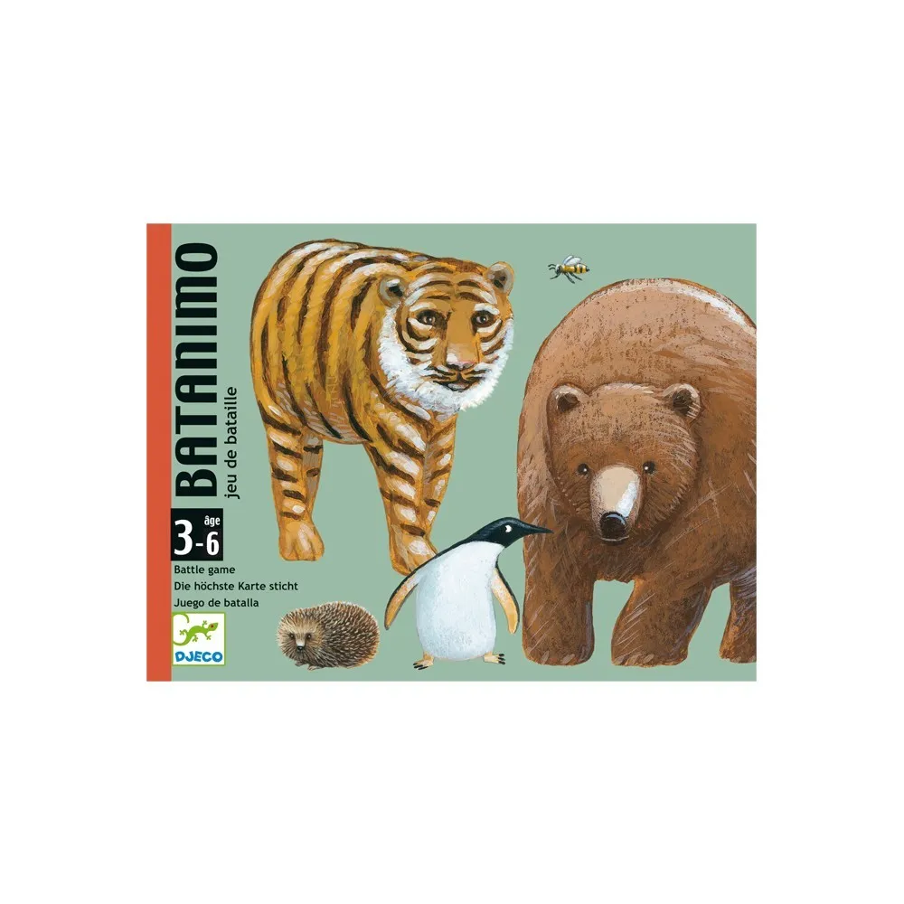 Djeco Multicoloured Battle Game Batanimo
