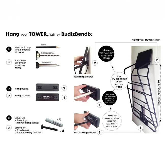 Gancho para Towerchair  | Negro