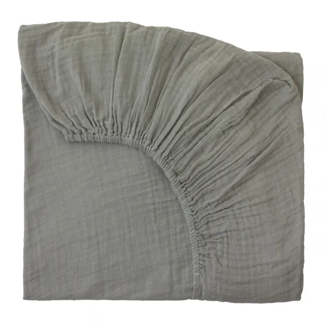 Fitted Sheet - grey | Silver Grey S019