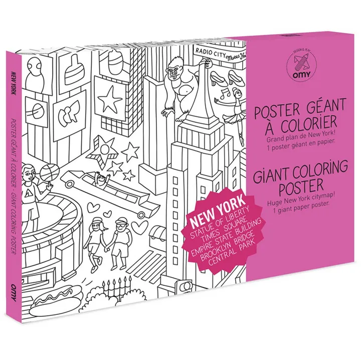 Giant New York Colouring-in Poster- Product image n°2