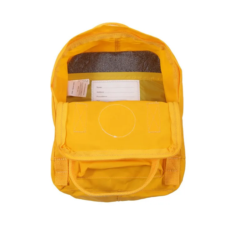 Mini Kanken Rucksack  | Gelb- Produktbild Nr. 4