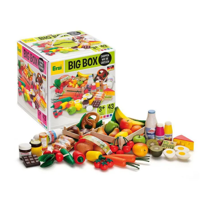 Wooden Market Set - 43 Pieces- Product image n°1