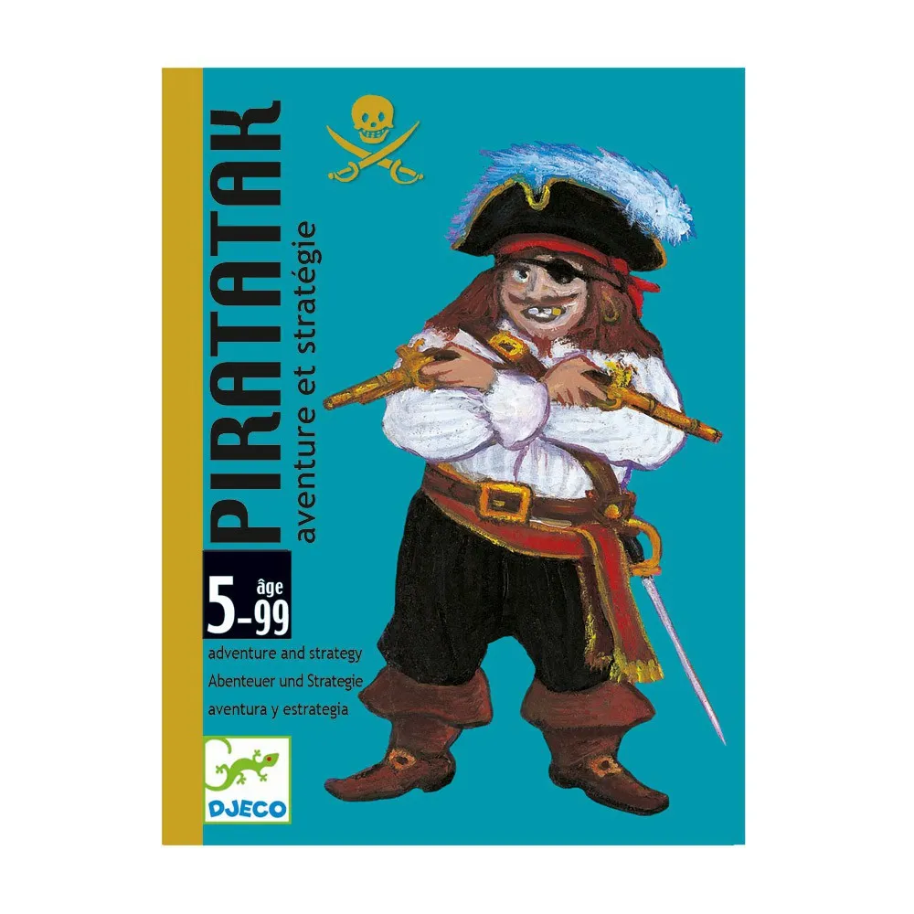 Djeco Multicoloured Piratatak Card Game