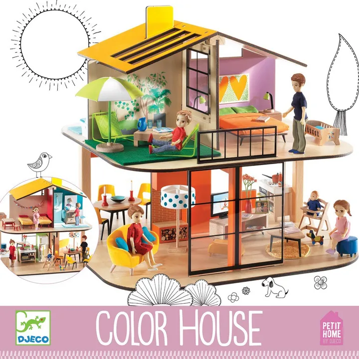 Casa delle bambole Color House- Immagine del prodotto n°1