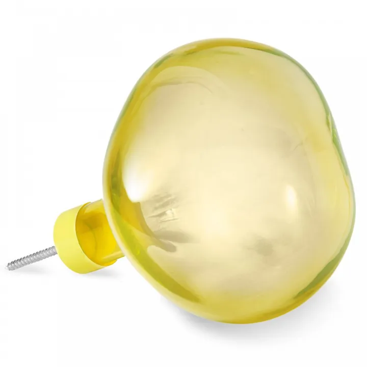 Appendiabiti in vetro Bubble grande - Giallo | Giallo- Immagine del prodotto n°2