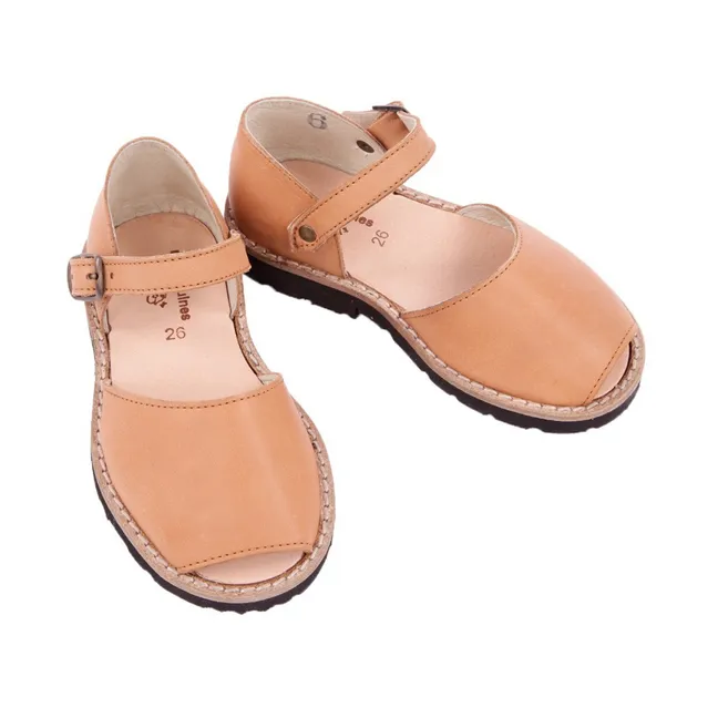 Frailera buckle sandals | Camel