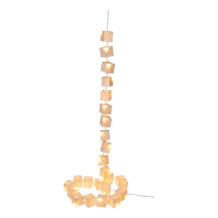 Guirnalda cubos LED blanca | Blanco- Imagen del producto n°0