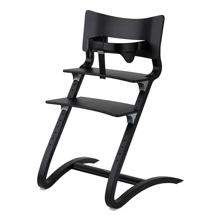 Chaise haute avec arceau | Noir- Image produit n°0