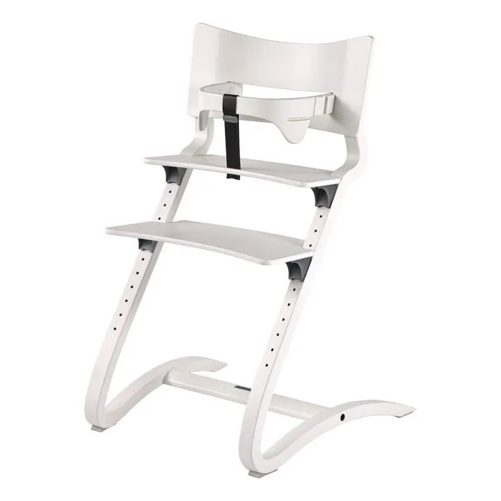 High Chair with Harness | White satin- Product image n°0
