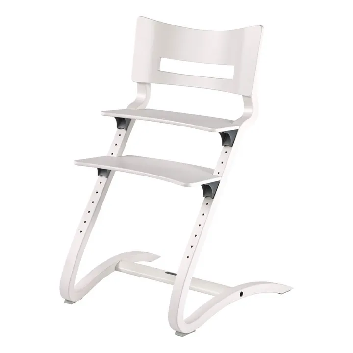 High Chair with Harness | White satin- Product image n°3