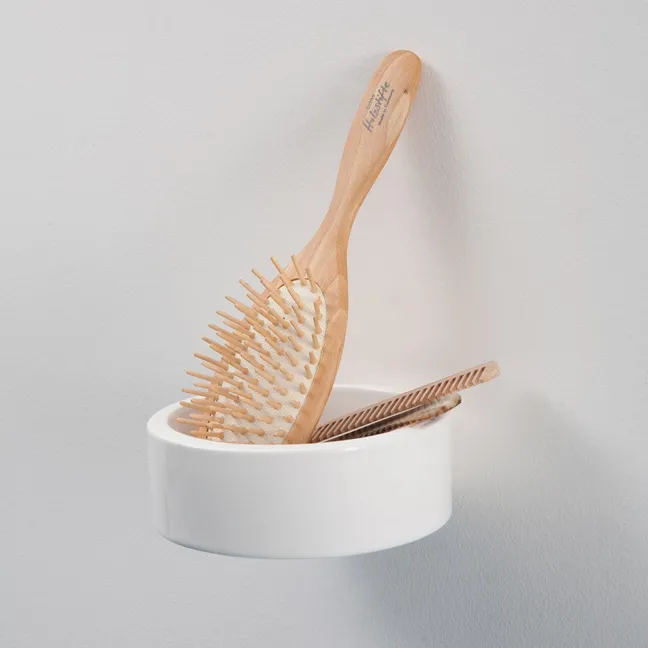Scaffale acquasantiera in ceramica - Inga Sempé | Bianco