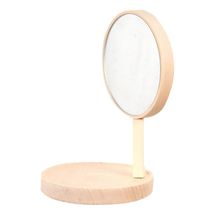 Regal und Spiegel aus Buchenholz-Inga Sempé- Produktbild Nr. 0