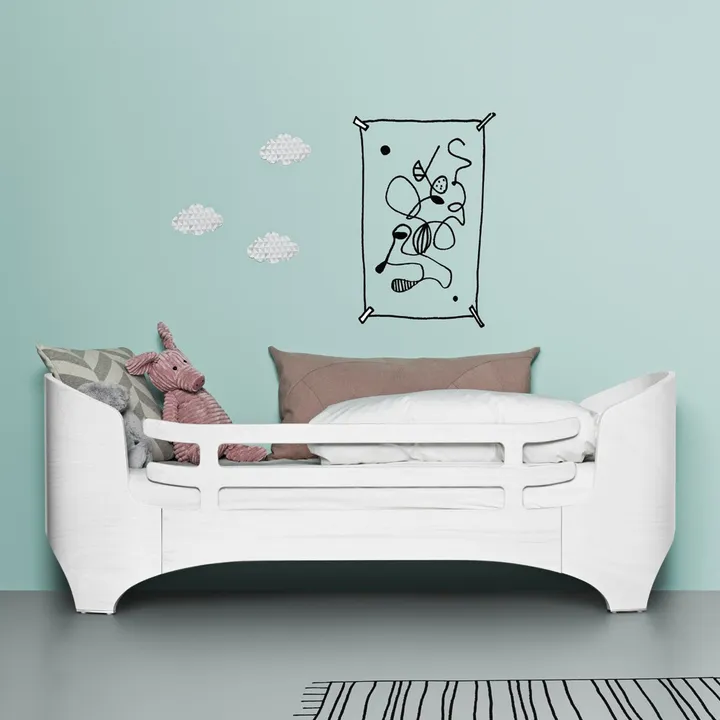 Barra de seguridad cama junior | Blanco Satinado- Imagen del producto n°1