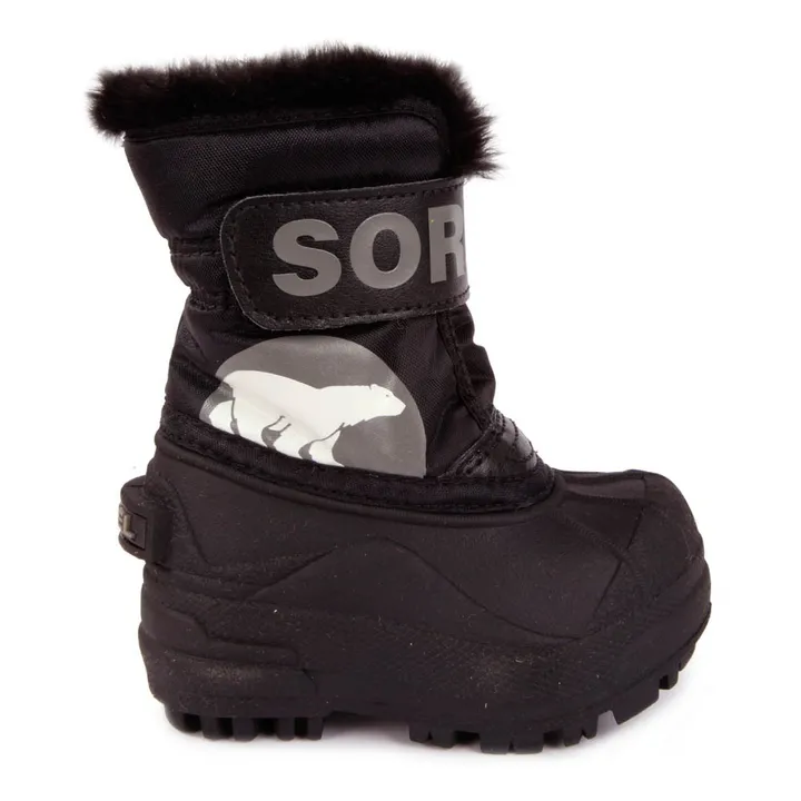 Snow Commander Nylon Boots | Black- Product image n°0