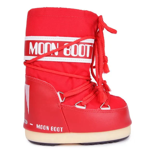 Nylon Moon Boot | Red