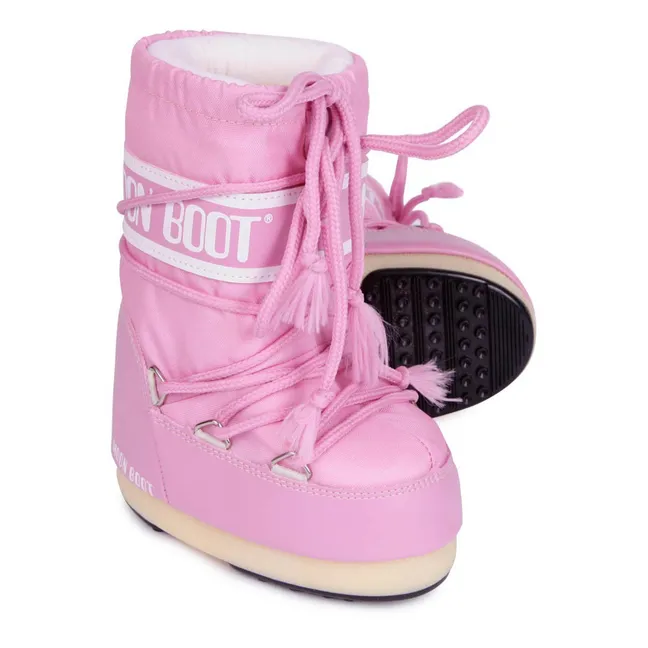 Nylon Moon Boot | Pink