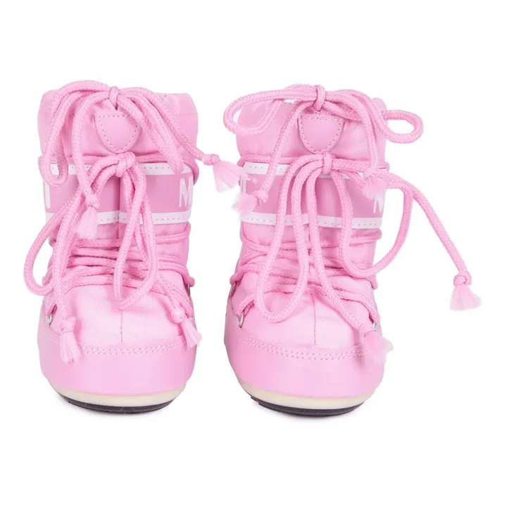 Moon Boot Mini Nylon Moon Boot Pink Smallable