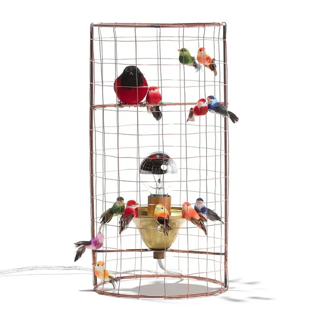 Mini Birdcage Table Lamp