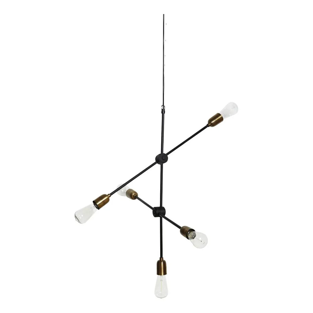 House Doctor Multicoloured Adjustable Molecular Hanging Lamp