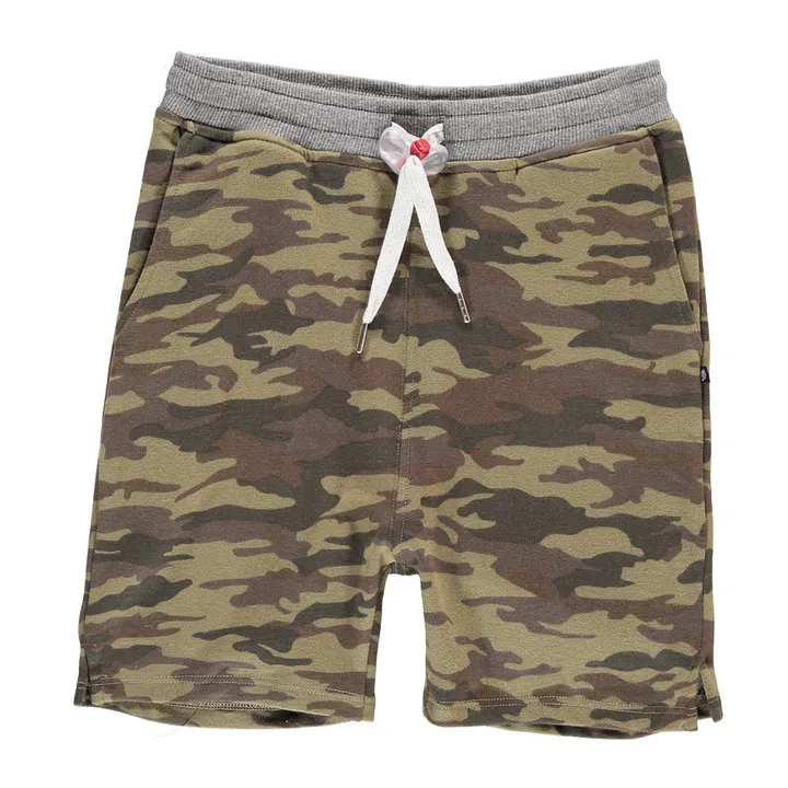 Camouflage Loose Shorts | Khaki- Product image n°1