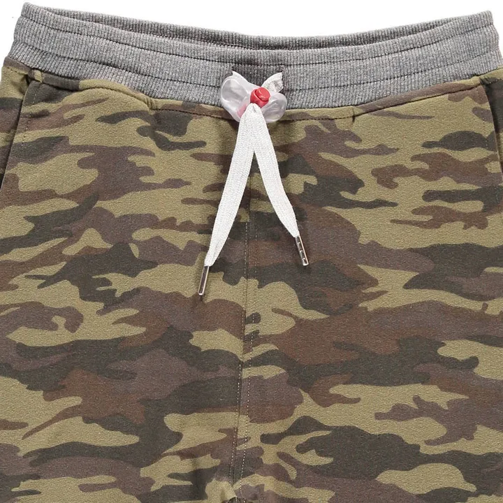 Camouflage Loose Shorts | Khaki- Product image n°2