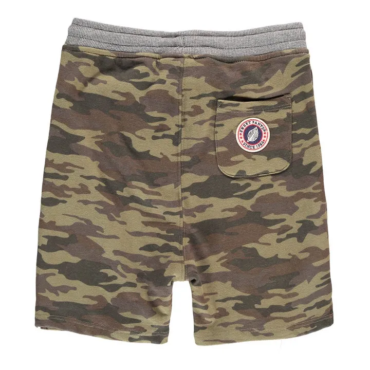 Camouflage Loose Shorts | Khaki- Product image n°0