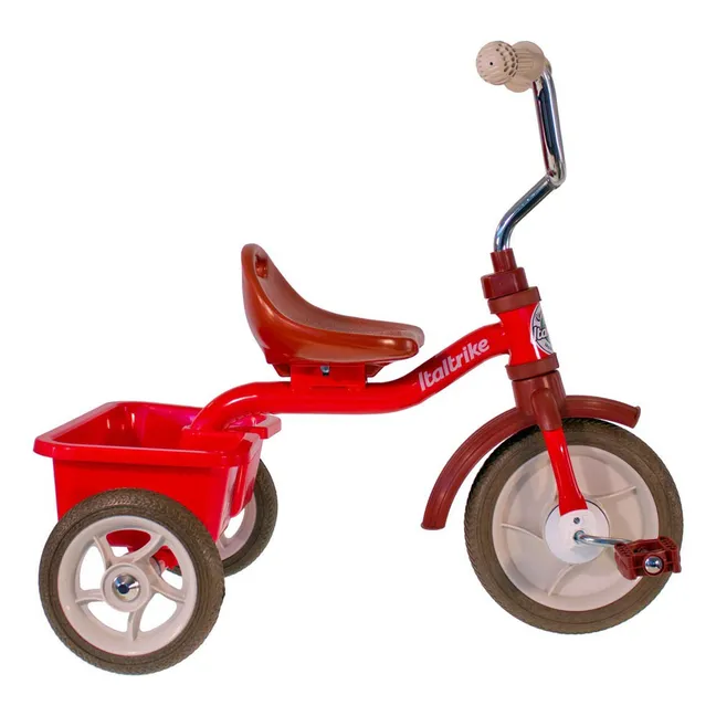 Triciclo con contenitore da trasporto | Rosso