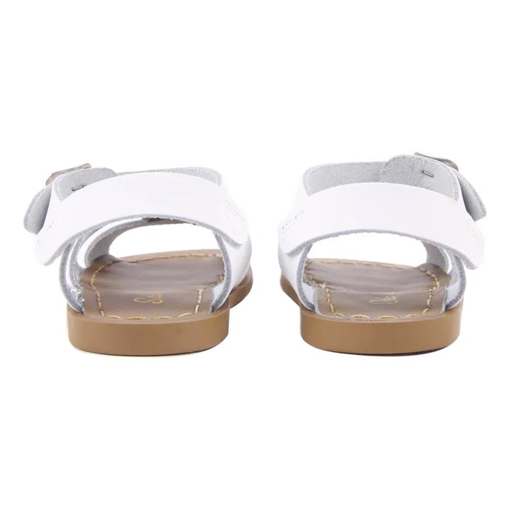 Original Leather Cross Strapped Waterproof Sandals | White- Product image n°4