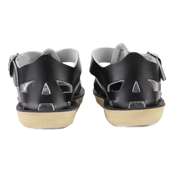 Shark Leather Waterproof Sandals | Black- Product image n°4
