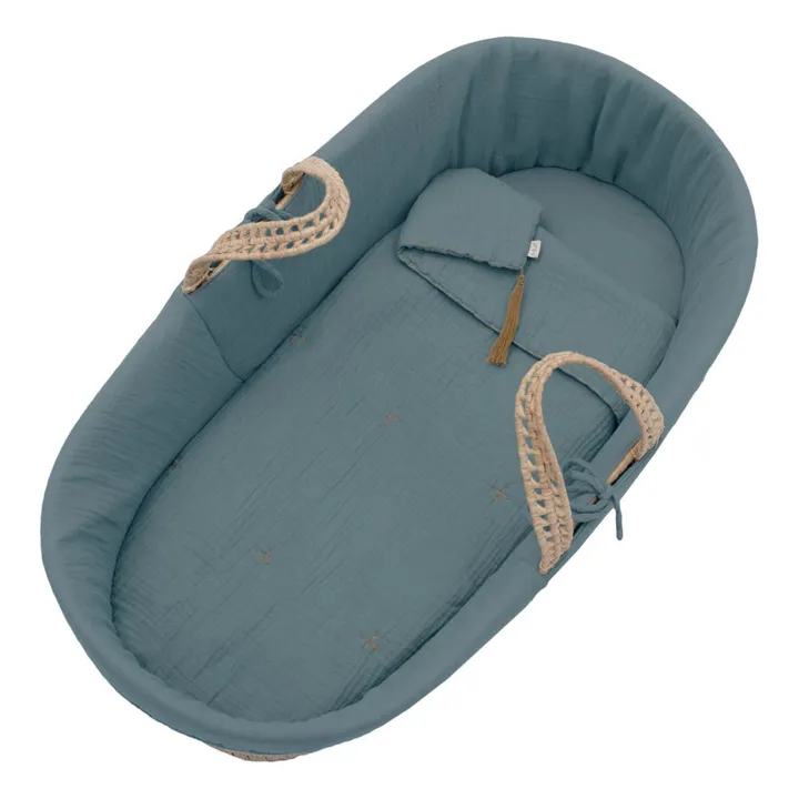 Capazo, colchón y manta | Ice Blue S032- Imagen del producto n°2