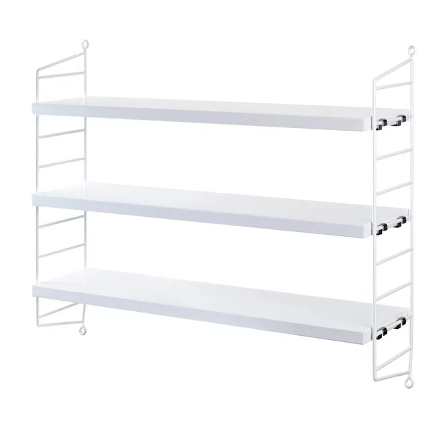 'Pocket' shelf unit - white | White