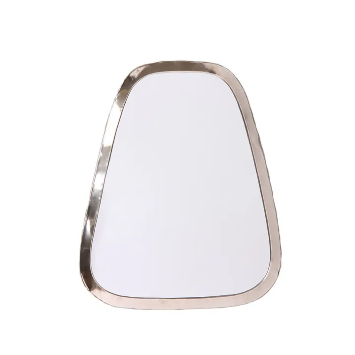 Rechteckiger Spiegel aus Neusilber 40 × 30 cm- Produktbild Nr. 0