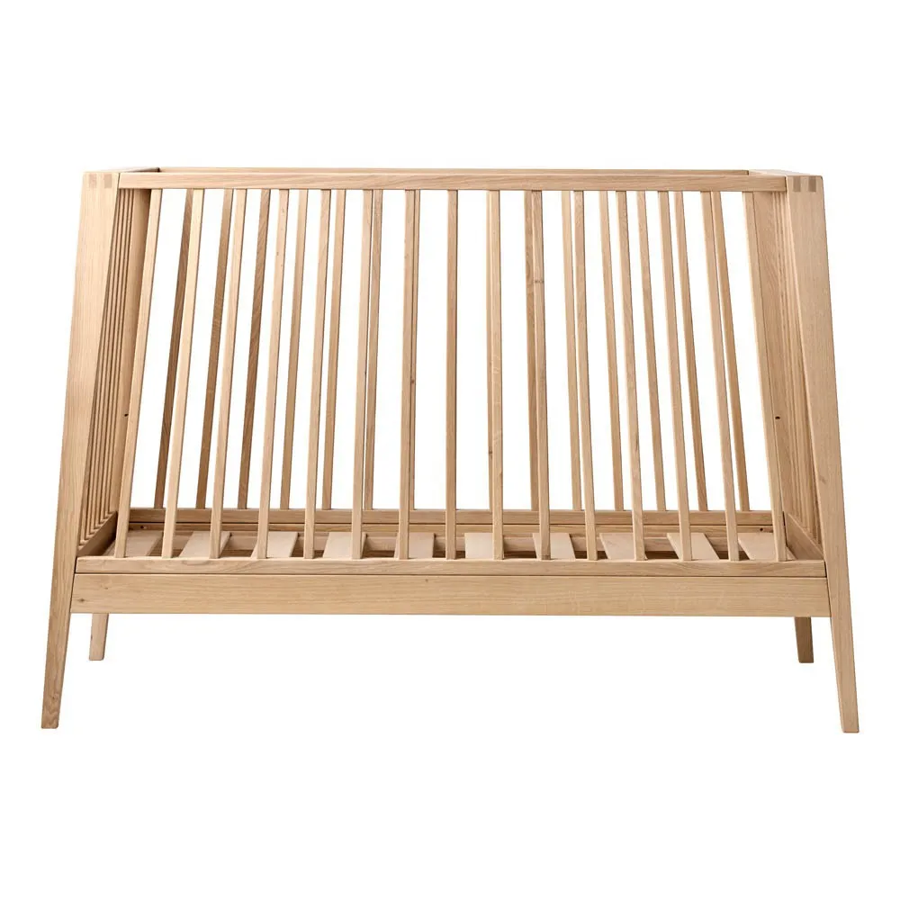 Leander Oak Linea Cot