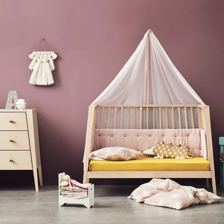 Lit bébé 60X120 Linea | Chêne- Image produit n°1