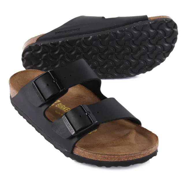 Sandales Arizona Birko Flor - Collection Adulte  | Noir